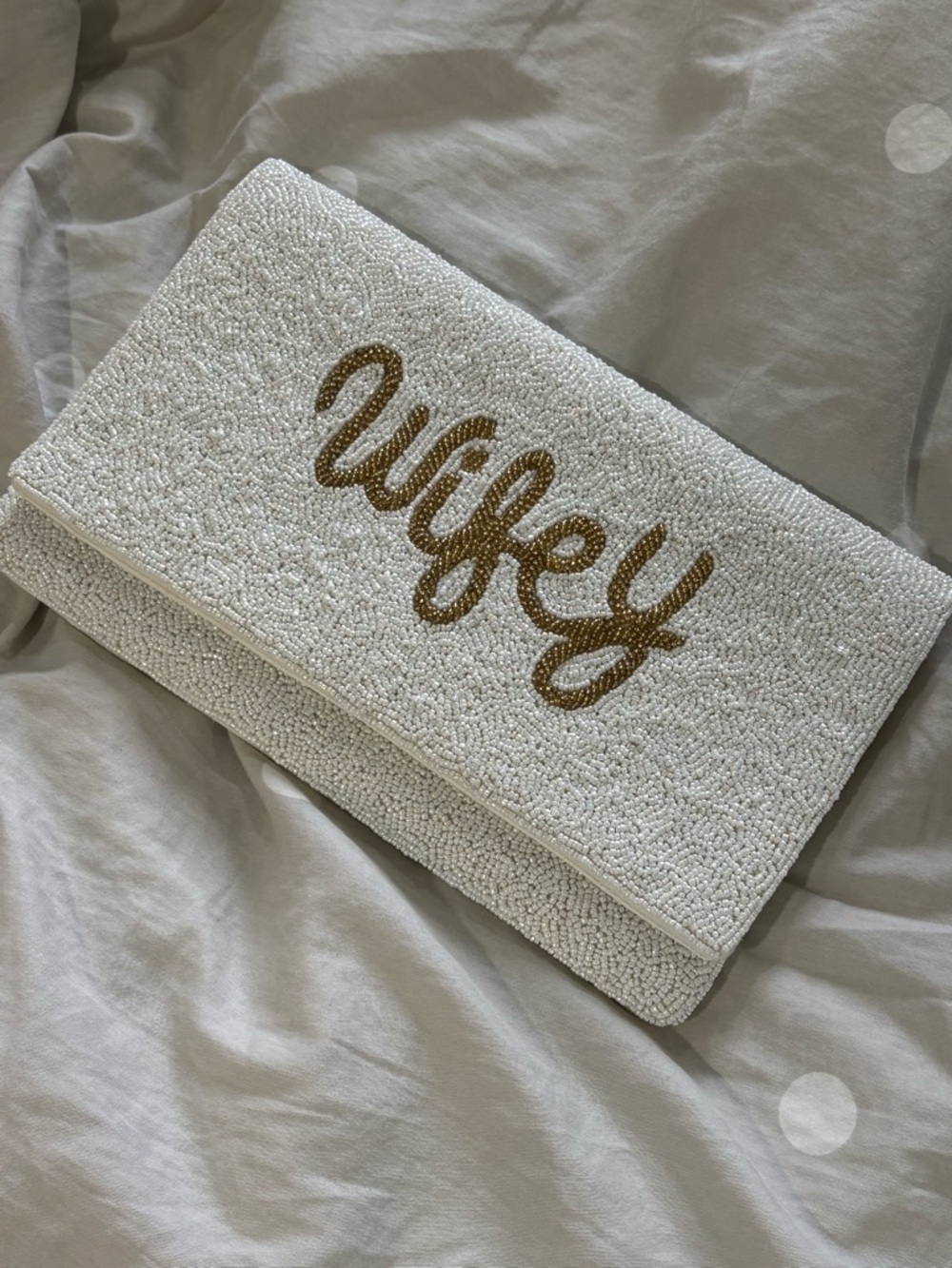 Apricot Lane Hand Beaded Wifey Bag